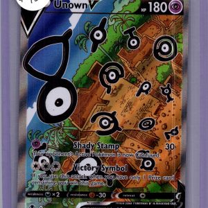 Unown V 177/195, Silver Tempest Pokemon card