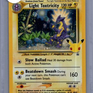 Light Toxtricity swsh137, Promo Pokemon card