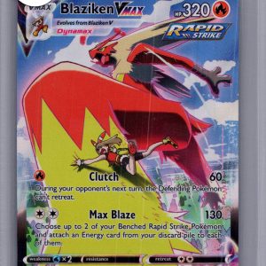 Blaziken Vmax TG15/TG30, Silver Tempest Pokemon card