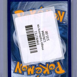 Mega Lopbunny ex 128/094, Phantasmal Flames Pokemon card - alternate view