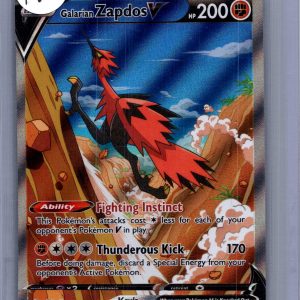 galarain zapdos V 174/198 Pokemon card