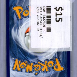 Mega Absol ex 161/132, Mega Evolutions Pokemon card - alternate view
