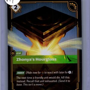 Zhonya Hourglass 077/298, Riftbound Single Riftbound trading card