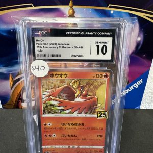 Ho-Oh 004/028 GCG 10, Graded Cards Pokemon card
