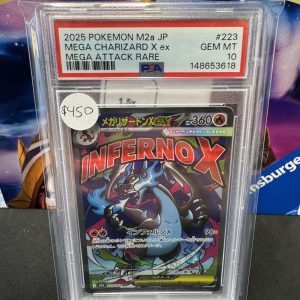 Mega Charizard ex 223/193 MA PSA 10, Graded Cards Pokemon card