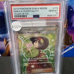 Erikas Hospitality 174/181 PSA 10, Graded Cards Pokemon card