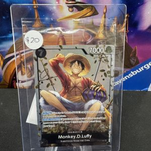Monkey D Luffy P-075 P Sealed Promo, One Piece Singles One Piece trading card