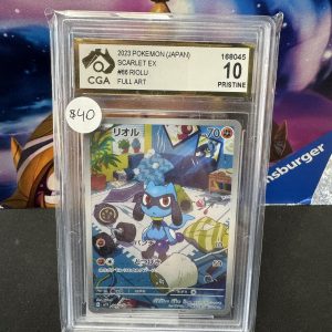 Riolu 086/078 AR CGA, Pristine 10 Pokemon card