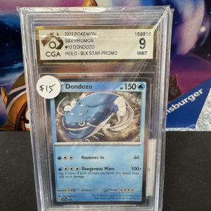 Dondozo 012 Promo CGA 9, Graded Cards Pokemon card
