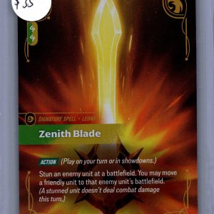 Zentih Blade 262/298, Riftbound Singles Riftbound trading card