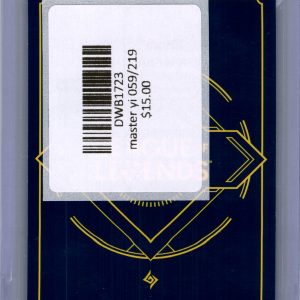 Master yi 059/219, Riftbound Singles Riftbound trading card - alternate view