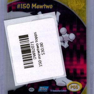 150 mewtwo, Topps Card Pokemon card - alternate view