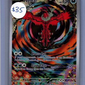 Yvetal 205/182, Paldea Evolved Pokemon card