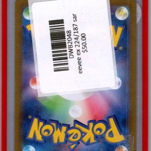 Eevee ex 224/187 SAR, Japanese Singles Pokemon card - alternate view