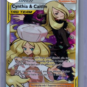 Cynthia and Caitlin 228/236, Cosmic Eclipse Pokemon card