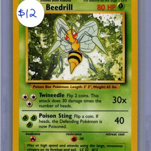 beedrill 17/102 Pokemon card