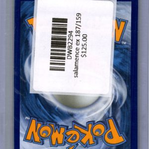 salamence ex 187/159 Pokemon card - alternate view