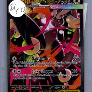 Mega Lopunny ex 128/094, Phantasmal Flames Pokemon card