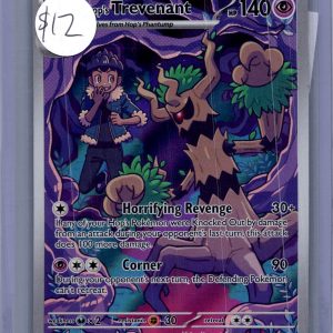 hops trevenant 237/217 Pokemon card
