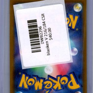 Blaziken V 216/184 CSR, Japanese Singles Pokemon card - alternate view