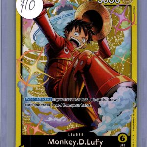 Monkey D Luffy ST29-001 L, One Piece Singles One Piece trading card