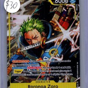 Roronoa Zoro ST29-041 SR alt art, One Piece Singles One Piece trading card
