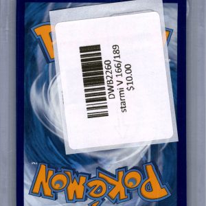 starmi V 166/189 Pokemon card - alternate view