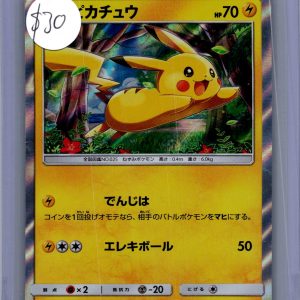 pikachu 004/004 holo Pokemon card