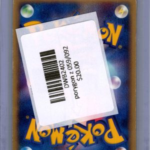 Porygon z 059/092, Japanese Singles Pokemon card - alternate view