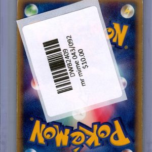 Mr Mime 043/092, Japanese Singles Pokemon card - alternate view