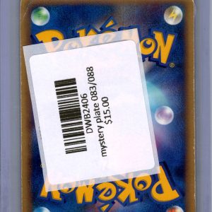 Mystery Plate 083/088, Japanese Singles Pokemon card - alternate view