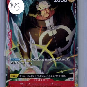 Batholomew Kuma OP05-011, One Piece Singles One Piece trading card