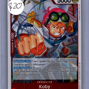 Koby PRB02-001, One Piece Singles One Piece trading card