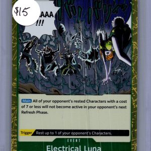 Electrical Luna OP08-036, One Piece Singles One Piece trading card