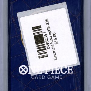 Electrical Luna OP08-036, One Piece Singles One Piece trading card - alternate view