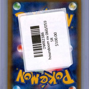 Houndoom ex 060/059 SR, Japanese Singles Pokemon card - alternate view