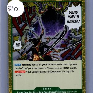 Demon Aura Nine Sword Style OP12-037, One Piece Singles One Piece trading card