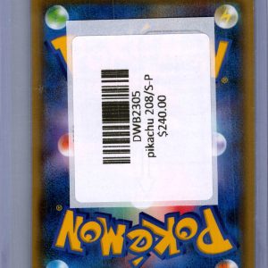 Pikachu 208/S-P, Japanese Singles Pokemon card - alternate view