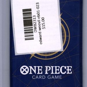 Edward Weevil EB01-023, One Piece Singles One Piece trading card - alternate view