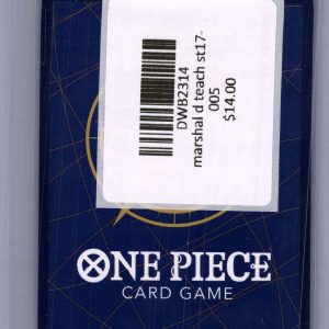 Marshal D Teach ST17-005, One Piece Singles One Piece trading card - alternate view
