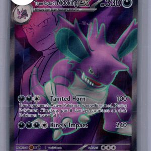 Team Rockets Nidoking ex 216/182, Destined Rivals Pokemon card