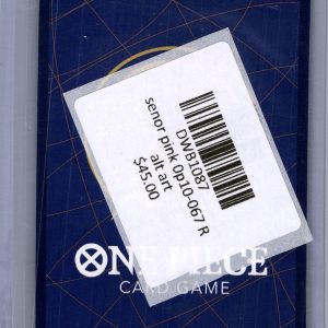 Senor Pink 0p10-067 R alt art, One Piece Singles One Piece trading card - alternate view
