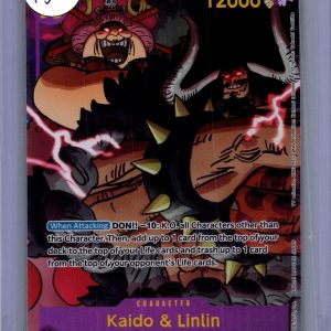 Kaido and Linlin 0P08-119 SEC alt art, One Piece Singles One Piece trading card