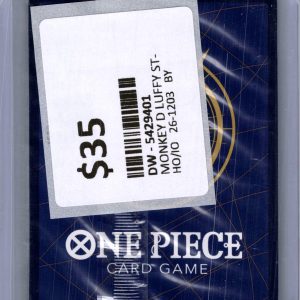 Monkey D Luffy ST10-006 Sealed, One Piece Singles One Piece trading card - alternate view