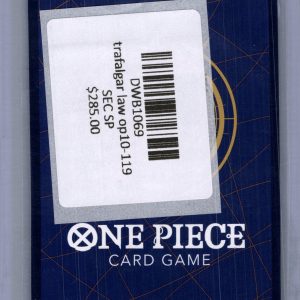 Trafalgar Law OP10-119 SEC SP, One Piece Singles One Piece trading card - alternate view