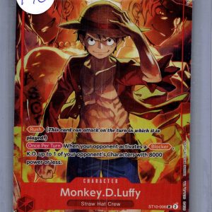 Monkey D Luffy ST10-006 SR, One Piece Singles One Piece trading card