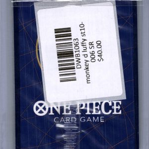 Monkey D Luffy ST10-006 SR, One Piece Singles One Piece trading card - alternate view