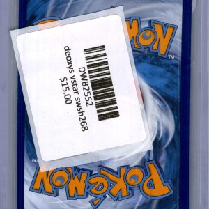 Deoxys Vstar swsh268, Promo Pokemon card - alternate view