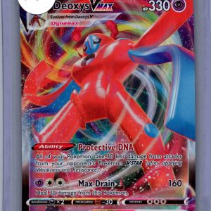 Deoxys Vmax swsh267, Promo Pokemon card