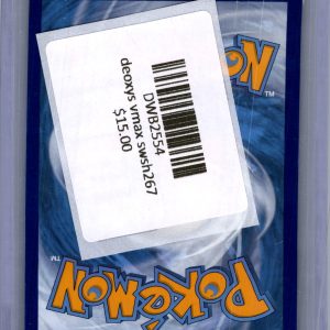 Deoxys Vmax swsh267, Promo Pokemon card - alternate view